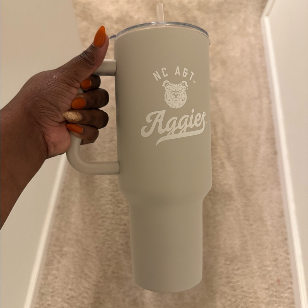 Insulated Gray Tumbler